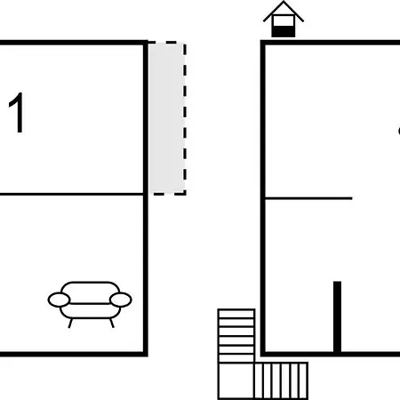 Ferienhaus One-bedroom In *